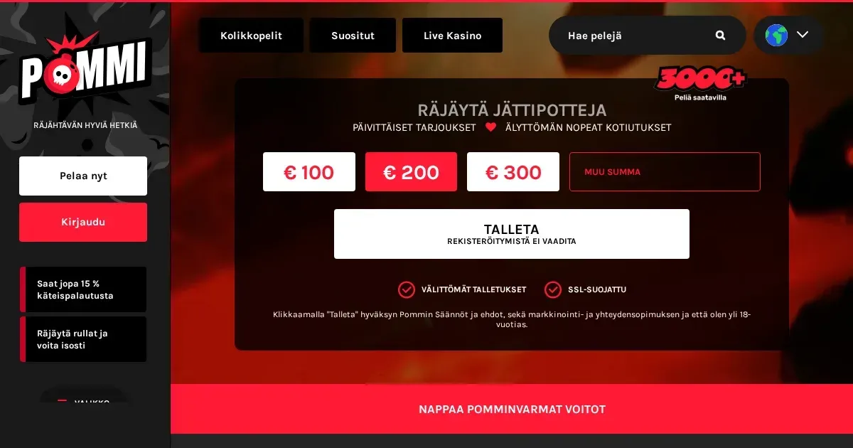 Tervetuliaisbonus